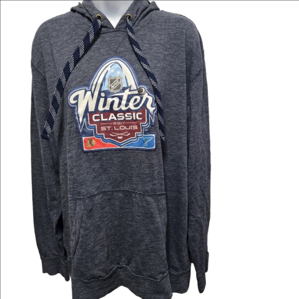 Men's Levelwear NHL Winter Classic 2017 Hoodie XL Navy White